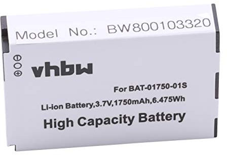 vhbw Battery compatible with Socketmobile Sonim XP3300, XP3.2 Sentinel, XP3.2 Quest Pro Mobile Phone Smartphone (1750 mAh, 3.7 V, Li-Ion)