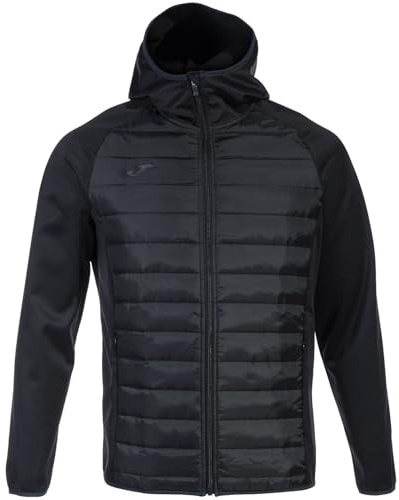Joma Berna III Softshell Hoodie 103791-100, Men Sweatshirts, Black, L EU