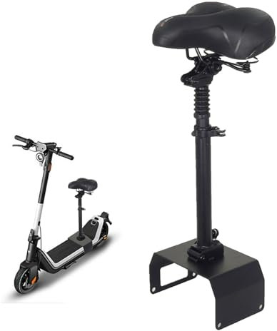 E Scooter Sitz für NIU KQI3/KQI3PRO, Sitz für E Scooter Faltbarer Rollersitz E Roller Sitz Scooter Sitz Einstellbare HöHe 45-67cm Laden 100kg Zubehör für E Scooter