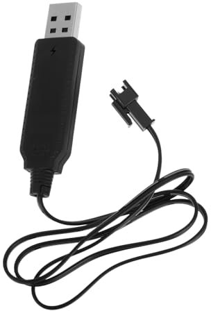 KICHOUSE USB Charging Cable for Bubble Machine Electric Charger Cord USB Charging Accessory for Rechargeable Lithium Batteries Compatible with Bubble Machines