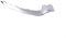 WEFOLCC Für Mercedes E-Klasse Klass W207 C207 Coupé Frontspoiler Chromlippe Diffusor A2078850874 A2078850974 A2078850774 Frontspoiler(Silber,rechte Seite)
