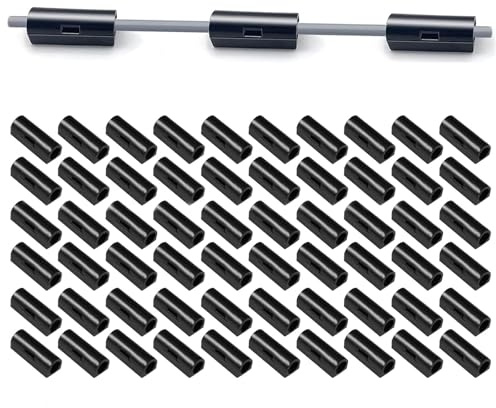 Pack of 60 Cable Clips, Self-Adhesive, Self-Adhesive Cable Holder, Cable Clips, Cable Clamp, Desk Cable Guide, Cable Organiser Clip, Cable Organiser for Home, Computer, TV, Power Extension Cable