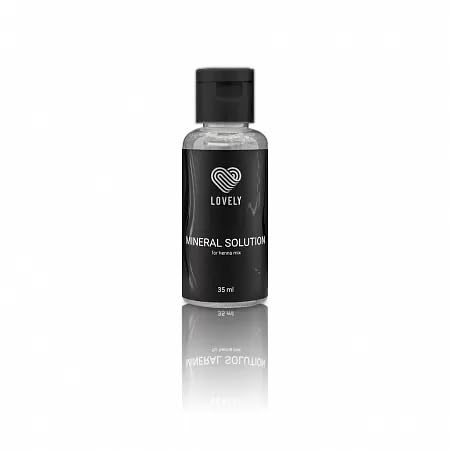 LOVELY Brauen Farbentwickler - Brow Mineral Solution 35ml - mineralienangereichertes Mischwasser für Lovely Brow Henna - sorgt für gleichmäßige Konsistenz beim Anrühren der Augenbrauenfarbe