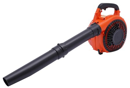 Soffiatore a benzina a 2 tempi, motore 0,75 kW, 7500 rpm, soffiatore a mano con forte flusso d'aria, grande serbatoio e basso livello di rumorosità per giardino, cortile, neve e polvere