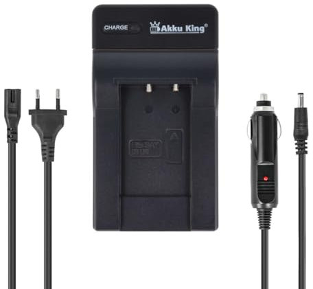 2in1 KFZ + Netz Ladegerät kompatibel mit Sanyo Akku DB-L90, DB-L90UA
