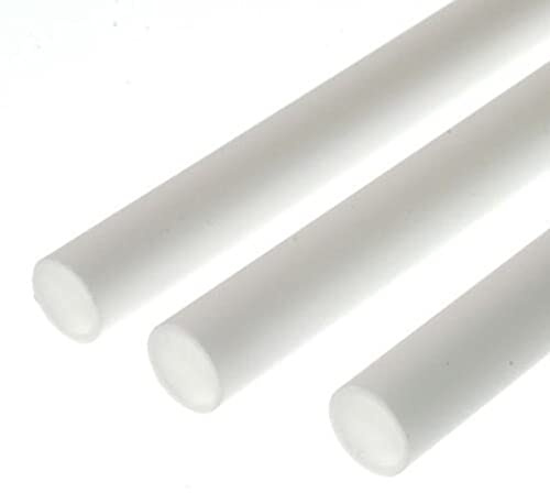 EVERGREEN 500229 Round Tube, 35 cm Long, Diameter 7.1 mm-9/32, Pack of 3, Multi-Coloured