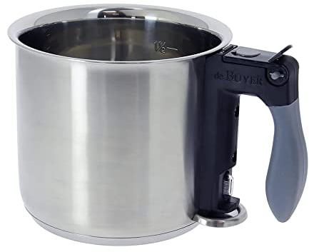 De Buyer - Cuiseur bain-marie à double paroi en inox - Diamètre 16,5 cm -