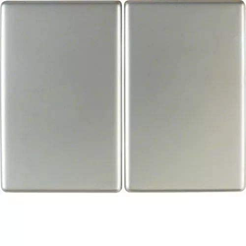 Tecla Doble Series berker K.x de hager, Acero