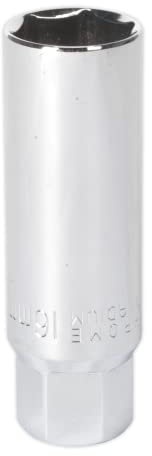 Sealey AK6557 Douille à bougie 16 mm, carré d’entraînement 3/8’’, paroi fine