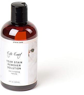 Eye Envy Tear Stain Remover Solution for Cats|100% Natural and Safe|Recommended by Breeders/vets/cat fanciers/Groomers|Contains colloidal Silver|Remove Stains from Fur on Persians and Exotics (8oz)