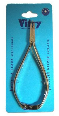VITRY Pince à peaux avec fermoir 12 cm Inox