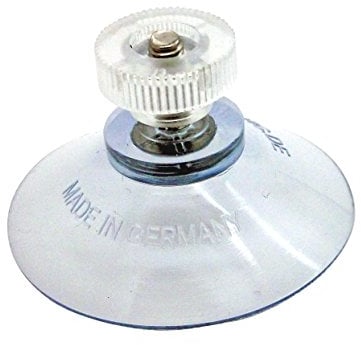 4 ventose, per succhiasi, con gancio, filettatura, anello portachiavi, anello per dado auto, campeggio, dado zigrinato, 30, 40 mm, 40, 50 mm, con trasparente, extra forte, made in Germany