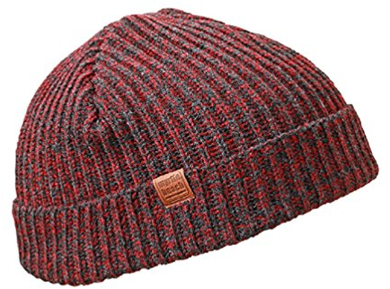 MB Fischkutter Beanie Urban Beanie Hat in 4 warmen Farben (Rot) von notrash2003