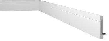 C12 DECOFLAIR Plinthe Polystyrène HD 110 x 15 x 2000 - 1 pièce
