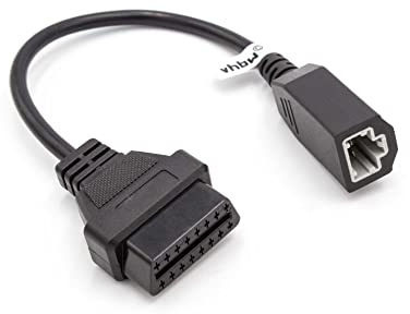 vhbw OBD2 - Adapterkabel 3Pin auf 16Pin für OBD-Diagnosegerät kompatibel mit ältere Honda Modelle - mit dem 3Pin-Anschluss