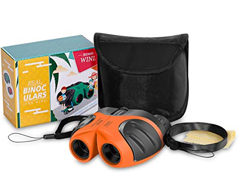 JRD&BS WINL Mädchen Spielzeug 3-12, Fernglas Spielzeug FÜR Kinder Jugendlicher Junge Geschenke,Jagdspielzeug FÜR 4-8 Jahre Junge Geschenk,Geschenke Für Mädchen 5-16 Jahre (Orange)