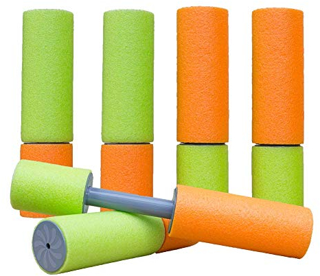 SeWooo Wasserpistole, bis zu 10 m entfernt, Super-Wasserpistole, Soaker Blaster Tank, Double Power Up Outdoor-Wasserkampfspielzeug für Kinder und Erwachsene