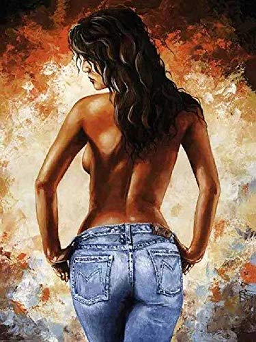 TWYYDP Holzpuzzle Für Erwachsene 1000 Teile Sexy Nackte Frau Kind Oder Einen Freund
