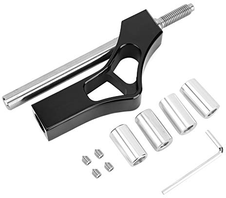 Akozon Auto Schaltknauf Verlängerung Verstellbar Stange Aluminium Auto Getriebeverlängerung Schalthebel für Civic Integra