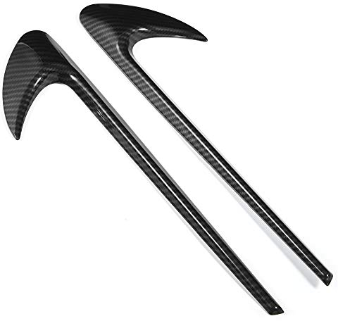 Aramox Auto spoilerlippe Dekoration Emblem, Auto Aufkleber Dekoration klasse Carbon Fiber Passend für CES CLS Klasse W205 W213