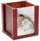 Ocadeau Pot à crayons en bois personnalisé photo – Pot de rangement pour crayons en bois avec photo imprimée – Pot à stylos personnalisable en bois