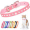 Collier pour Chiot Petit Chien Chat avec Luxe Strass Fantaisie Diamant Paillette Cristal, Rose, XXS