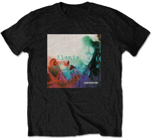Morissette Alanis T Shirt Jagged Little Pill Logo Official Unisex Black XL
