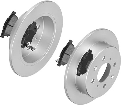 F.BECKER_LINE BREMSSCHEIBEN Ø239MM + BREMSBELÄGE HINTEN FÜR HONDA CIVIC VI JAZZ