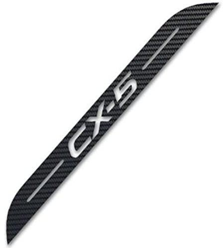 EAGLEG 1 Stück Auto Bremslicht Aufkleber für Ma-zda Cx-5 CX 5 CX5 2012-2016 2017 2018 2019, Kohlefaser Zusatzbremslicht Schutzfolie High Position Bremsleuchte Abdeckung Dekoratives Zubehör,Black
