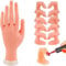BredaLee Practice Finger，Flexible Hand For Nail Art Training, Nail Enhancement Tools, 1-Piece Set, Plastic Fake Fingers, Apprentice Model -10 Piece