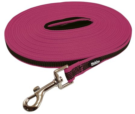 Nobby 80644-64 Schleppleine Anti-Slip Himbeere L: 5 m, B: 17 mm