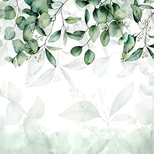 Muralo Fototapete Vlies 3D, Blätter, Kunstdruck, Wandtapete - 180x120 cm | Beeindruckendes 3D-Design, hochauflösender Druck - ideal für Wohnzimmer und Schlafzimmer, Ein außergewöhnliches Raumerlebnis