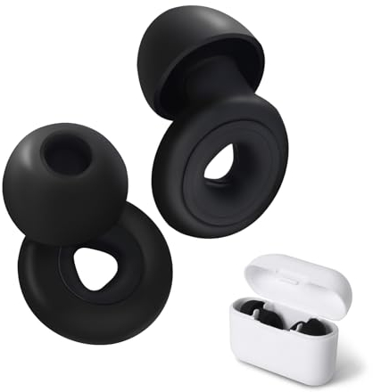 Ohrstöpsel zum Schlafen und Gehörschutz, Silikon Ohrstöpsel zum Schlafen Aufsätze in S/M/L, Ohrstöpsel zum Schlafen Sleep Soft um 30dB, für Arbeit, Studium, Café und Reisen (A)