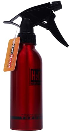 Spray Bottle Aluminium Hairdressing Trigger Spray Water Bottle - 200ml, Salon Barber Spray, Water Hair Spray Bottle, Empty Spray Bottle Convenient Sprayer Bottle for Home and Salon Use (Pack of 2)