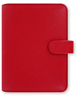 FILOFAX Saffiano Pocket Organiser Poppy 2025
