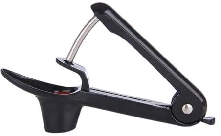 MAEXUS® Deshuesador de cerezas, deshuesador de cerezas, deshuesador de cerezas, deshuesador de cerezas, diseño elegante, práctico descorazonador de cerezas para deliciosas recetas, color negro