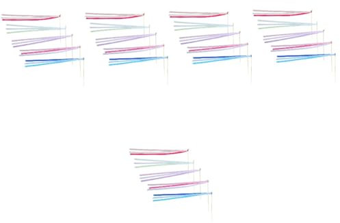 PRETYZOOM 50 Stück Pride Tanz Luftschlangen Für Kinder Hochzeit Hölzerne Feenstäbe Stäbchen Für Hochzeitstanz Feen Stäbchen Für Kinder Tanz Luftschlangen