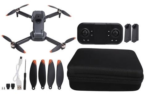 Faltbare Drohne, Multifunktionale 8K Dual-Kamera mit Hindernisvermeidung, Brushless Motor Gyroskop Steuerung LED-Lichter, for Erwachsene Kinder Anfänger