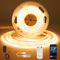 ACELUMO Striscia LED COB 5 metri, Striscia LED Bianco Caldo con Smart App e Telecomando, Funzione Timer, Colore Dinamico, Modalità Musica per Parete TV Cucina Soggiorno, 3000K
