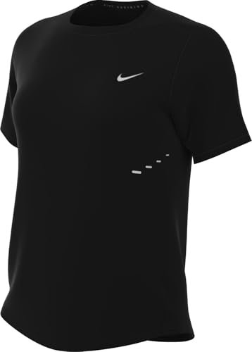 Nike Swift Dri-Fit Women's Short Sleeve Running Top, Black/Reflective Silv, HM9698-010, M