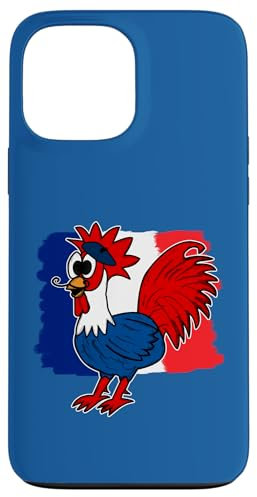 Hülle für iPhone 13 Pro Max Bastille Day Joyeux 14. Juli Gaulois Hahn Französisch Lustig