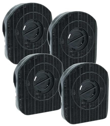 vhbw 4x Filtres à charbon actif remplacement pour Airforce AFCONFFCA14, 708075, AIRFC51, AFFCA pour hotte aspirante