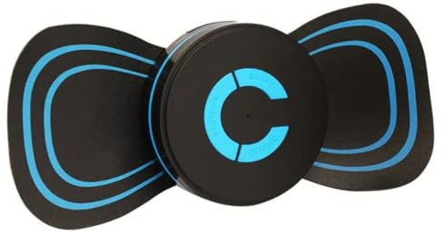 Schwarzes Nackenmassagepflaster aus Kunststoff, Selbstklebend und Kompakt | 1 Satz, Tragbares Design für Halsbereich, Multifunktionales Massagegerät, für Unterwegs