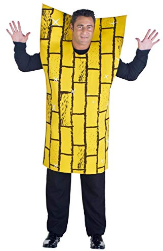 Adult Yellow Brick Road Fancy Dress Costume Standard