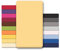 CelinaTex Jersey Topper Spannbettlaken Lucina 90x200-100x200cm Creme gelb 100% Baumwolle gekämmt bis 12cm Matratzenhöhe Spannbettbezug, Leintuch, Bettlaken, elastisch, Strech, Oeko-Tex