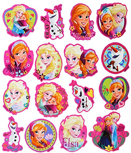 alles-meine.de GmbH Set 16 TLG. - Sticker - Aufkleber - die Eiskönigin - Frozen - selbstklebend Stickerblatt - völlig unverfroren Prinzessin ELSA Anna Arendelle - Olaf - Feen..