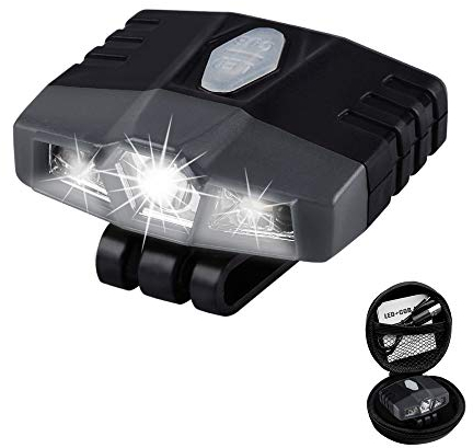 Mini luz LED Cree ultra brillante con clip de manos libres, recargable, impermeable, linterna frontal portátil para pesca, camping, trabajo manual, gorras de béisbol
