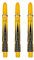 Ignite Harrows Supergrip Dart-Schäfte, Gelb – wählen Sie Länge und Anzahl der Sets (45, 3 Sets (9 Schäfte))