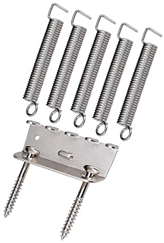 Alnicov Guitar Pure Vintage Tremolo Spring Claw Screws Kit for ST Strat Electric Guitar Replacement