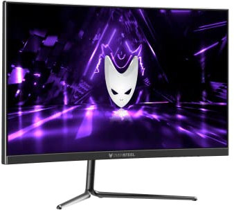Oversteel - KRYPTO Gaming Monitor LED 27'' FullHD (1920x1080), VA Panel, 16:9, Curved R1500, 1ms, 165 Hz, 2x HDMI, Display Port, UK Plug, Black